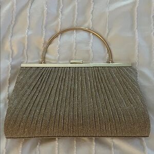 Chic Gold Evening Clutch